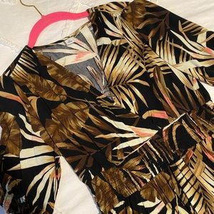 Old Navy Tropical Floral maxi dress women’s XS